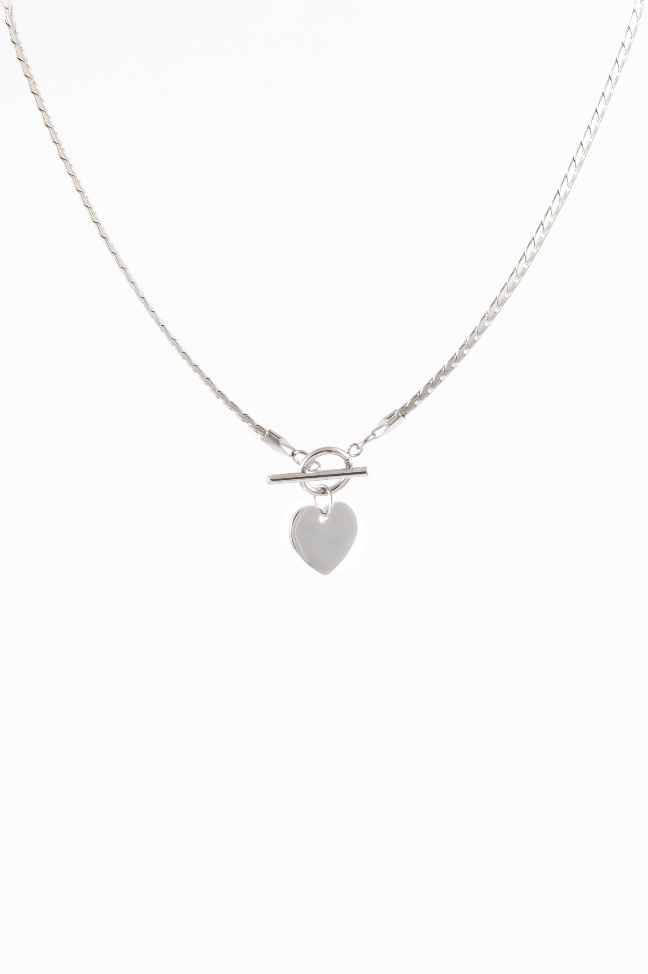 ★HARANG★ HR 373N_Silver Necklace Rada link sterling silver chain for women or men – Silver 0925