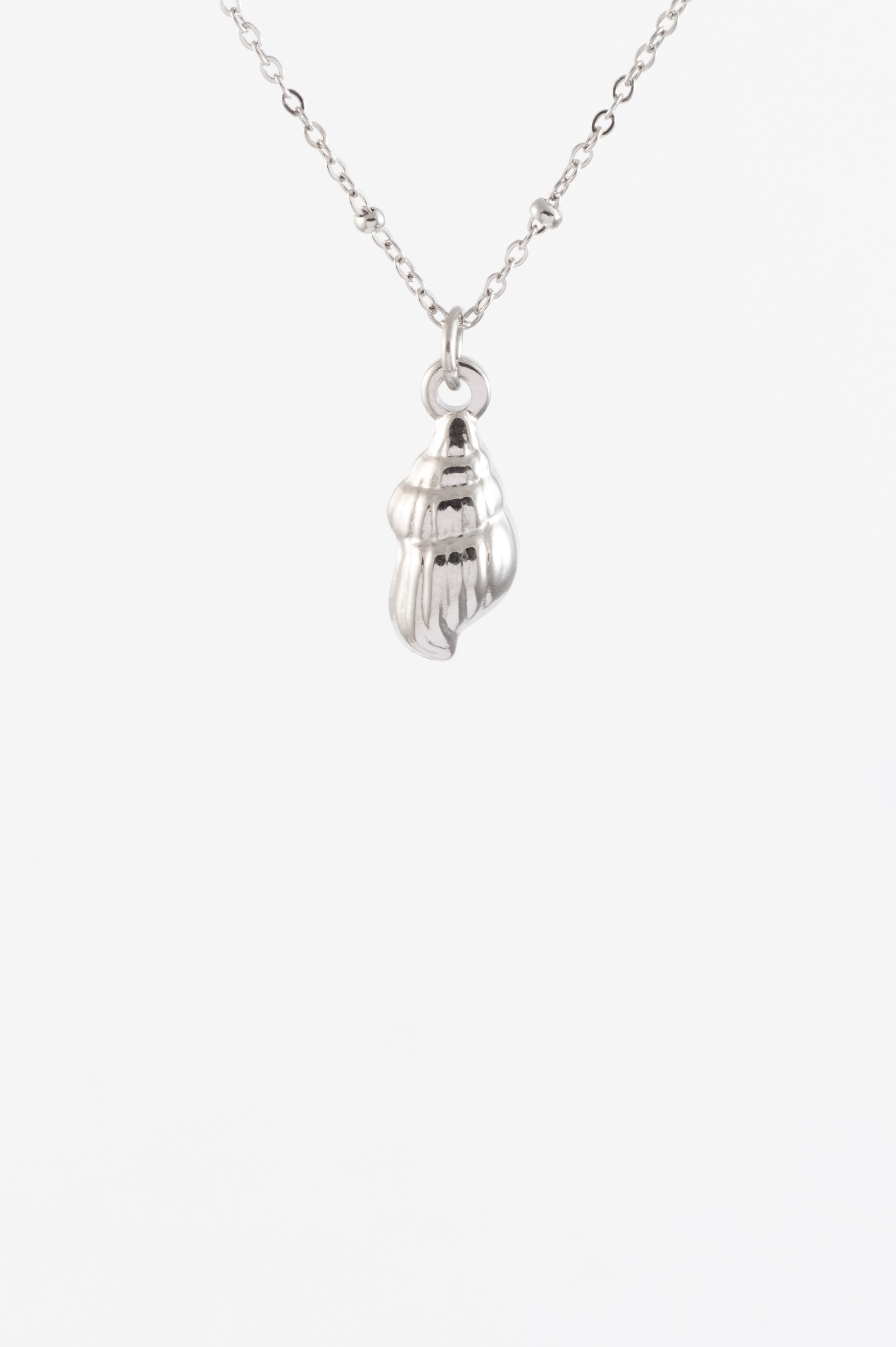 Silver 2 Pack Shell Pendant Necklace